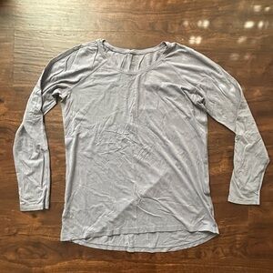 Lululemon Emerald Long Sleeve 
Lilac Stone 
Size 8